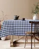 Beauty Home Επαγγελματικό τραπεζομάντηλο Checks Art Ε8013 Μπλε 145x220