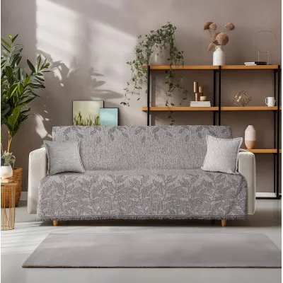 Beauty Home Ριχτάρια σετ 2τμχ Art 8632 (180x250 180x300) Γκρι      
