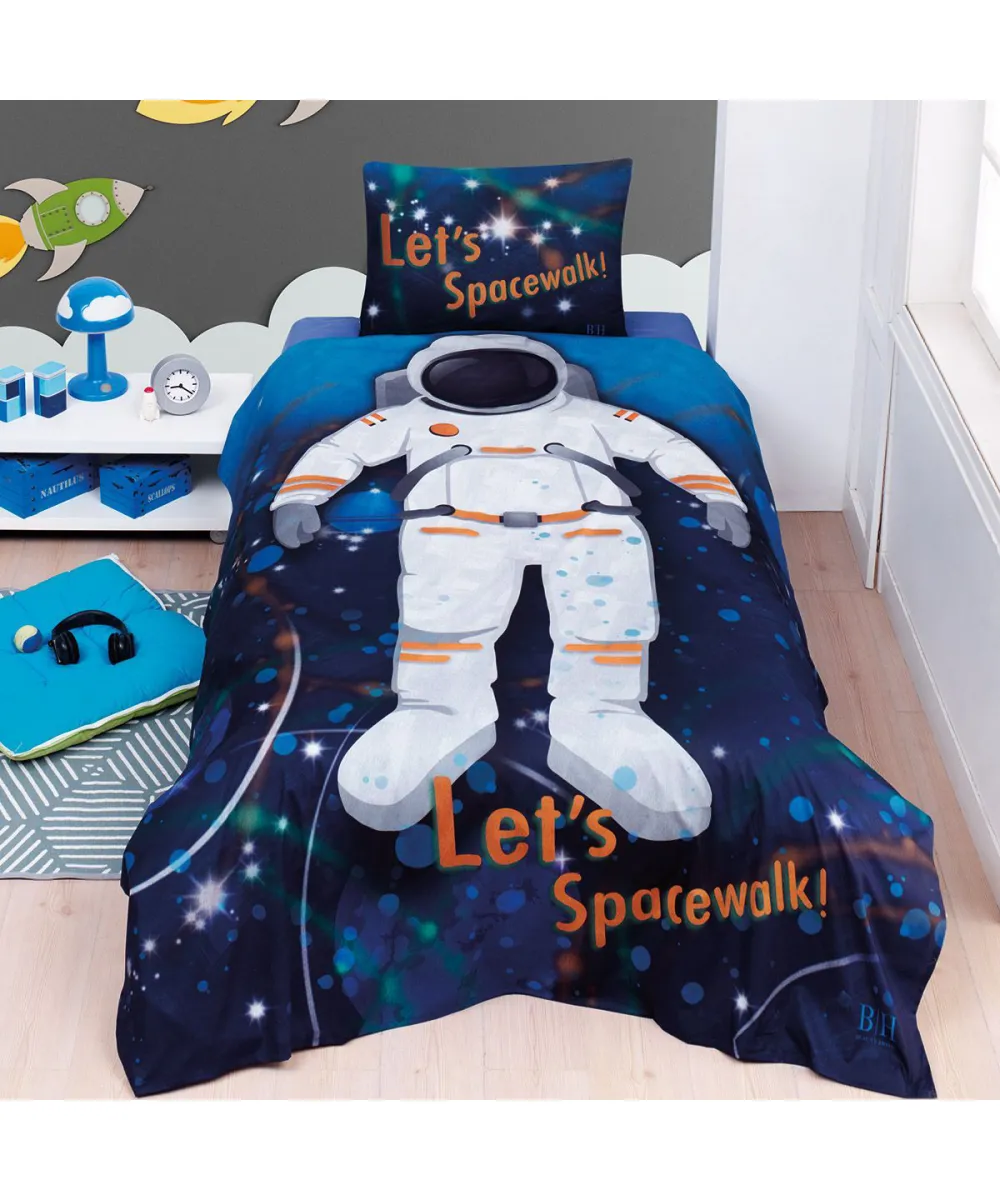 Beauty Home Σετ πάπλωμα μονό Spacewalk Art 6227 160x240 Εμπριμέ      