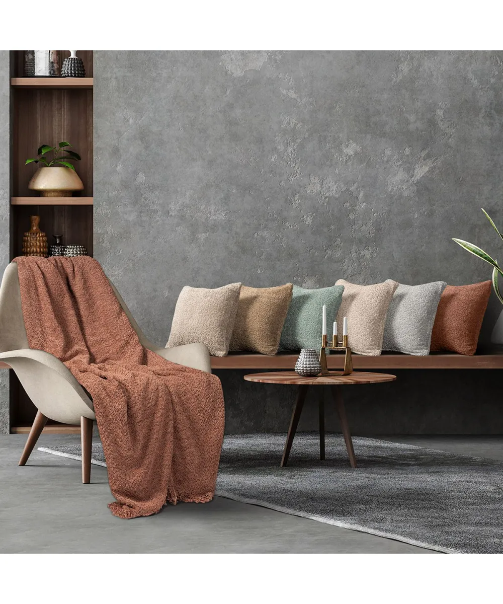 Beauty Home Ριχτάρι Διθέσιο Lamb Art 8570 180x250 Ροζ