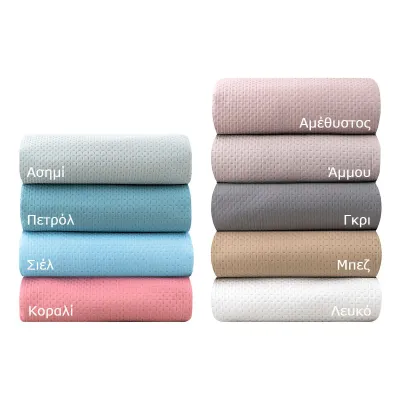 Beauty Home Κουβερλί μονό pre-washed Intence Art 12200 σε 9 αποχρώσεις 160x240      