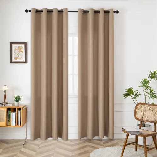 Beauty Home Ύφασμα κουρτίνας με το μέτρο μεσαίας σκίασης Effect Art 8443 Φ320 Μπεζ      