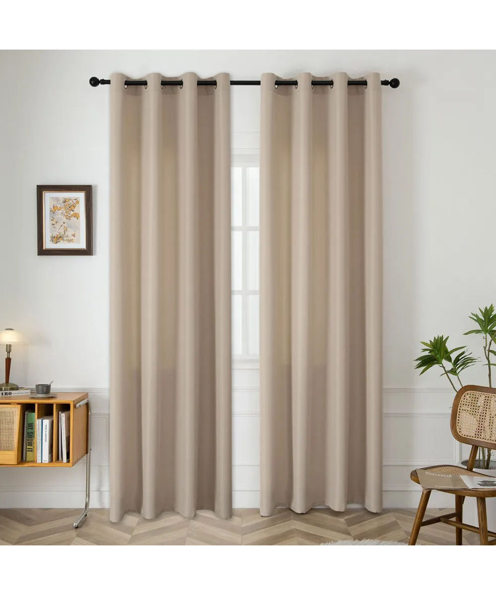 Beauty Home Ύφασμα κουρτίνας με το μέτρο μεσαίας σκίασης Effect Art 8443 Φ320 Άμμου      