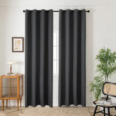 Beauty Home Ύφασμα κουρτίνας με το μέτρο Blackout jacquard σκίασης Glare Art 8444 Φ280 Ανθαρκί      