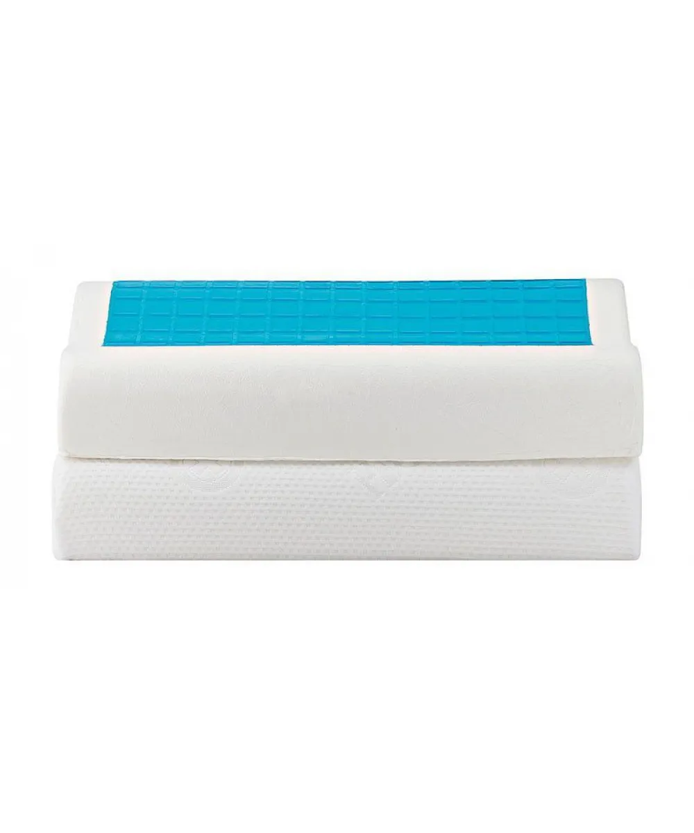 Beauty Home Μαξιλάρι ύπνου Gel Memory Foam Art 4028 Μέτριο 58x38x12 Λευκό