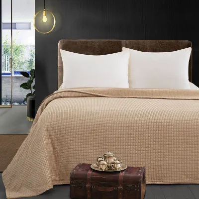 Beauty Home Κουβέρτα μονόχρωμη μονή Fleece Art 11550 160x220 Μπεζ      