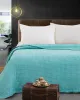 Beauty Home Κουβέρτα μονόχρωμη υπέρδιπλη Fleece Art 11554 220x240 Τυρκουαζ
