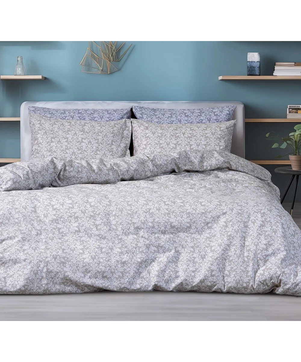 Beauty Home Σετ παπλωματοθήκη φανελένια μονή Malbec Art 12630 160x240 Μπεζ