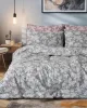 Beauty Home Σετ παπλωματοθήκη φανελένια υπέρδιπλη Merlot Art 12634 230x250 Γκρι