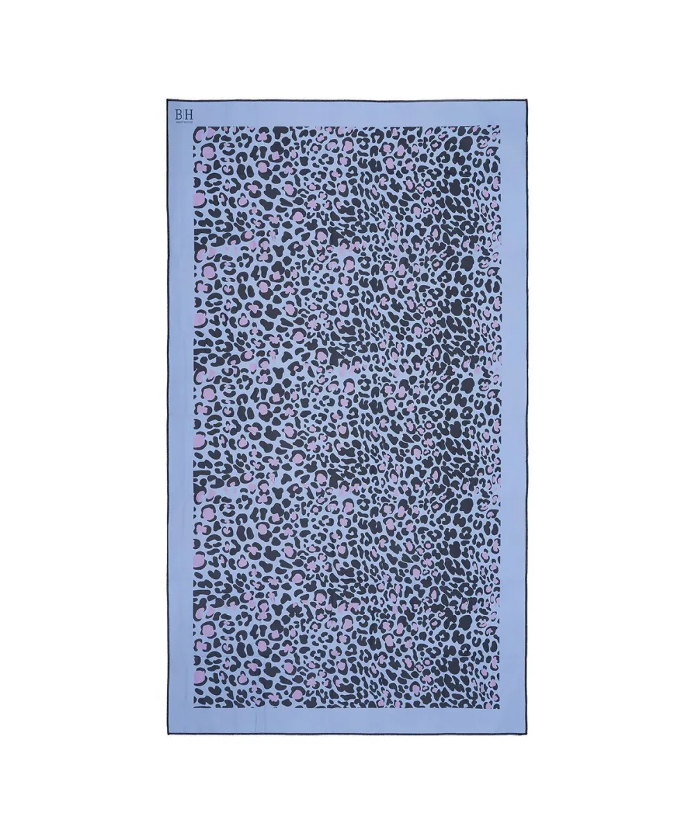 Beauty Home Πετσέτα θαλάσσης διπλής όψης Microfiber Art 2255 90x160 Λιλά      