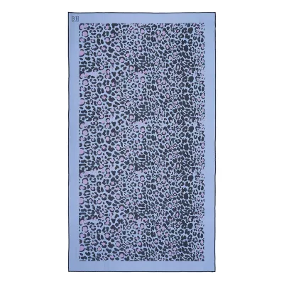 Beauty Home Πετσέτα θαλάσσης διπλής όψης Microfiber Art 2255 90x160 Λιλά      