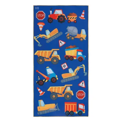 Beauty Home Πετσέτα θαλάσσης διπλής όψης παιδική Microfiber Αrt 2261 Μπλε      