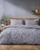 Beauty Home Σετ παπλωματοθήκη υπέρδιπλη Art 12212 Jasmine 100%  Βαμβακοσατέν 300tc 230x250 Γκρι