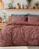 Beauty Home Σετ κουβερλί υπέρδιπλο Art 12216 Indra 100%  Βαμβακοσατέν 300tc 220x240 Σάπιο μήλο