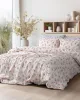 Beauty Home Σετ σεντόνια υπέρδιπλα Art 12218 Chloe 100%  Βαμβακοσατέν 300tc 240x270 Μπεζ