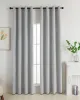 Beauty Home Κουρτίνα Full Blackout σκίασης με 8 κρίκους Elite Art 8392 Silver-Νο4 140x270 Γκρι      