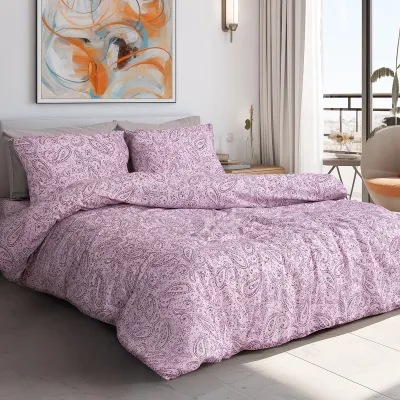 Beauty Home Σετ σεντόνια King size Aelia Art 12257 270x260 Λιλά      