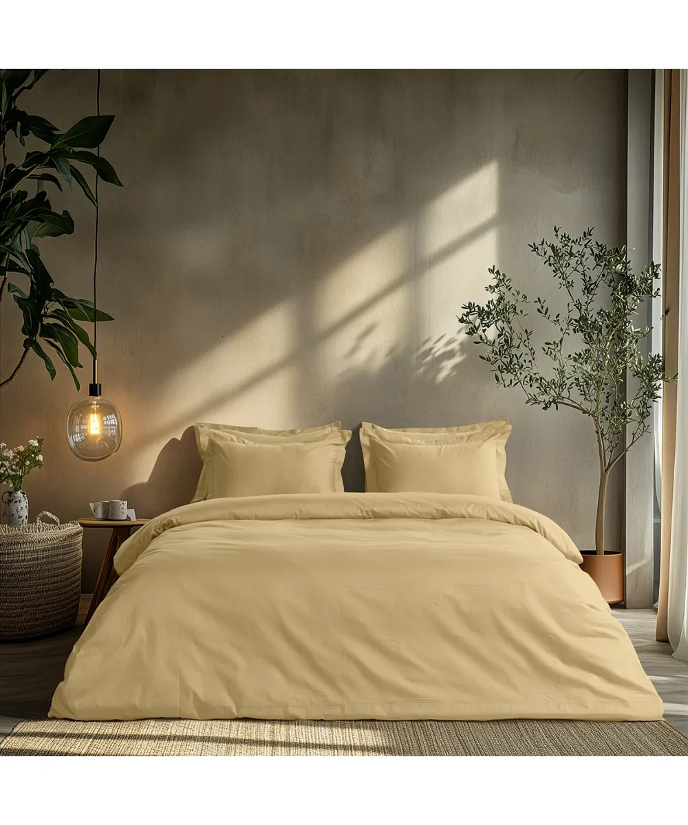 Beauty Home Σετ παπλωματοθήκη μονή Art 1700 Harmony 170x250 Μπεζ      