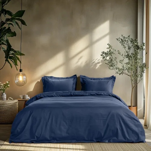 Beauty Home Σετ παπλωματοθήκη μονή Art 1700 Harmony 170x250 Μπλε      