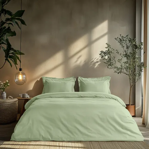 Beauty Home Σετ παπλωματοθήκη μονή Art 1700 Harmony 170x250 Μέντα      
