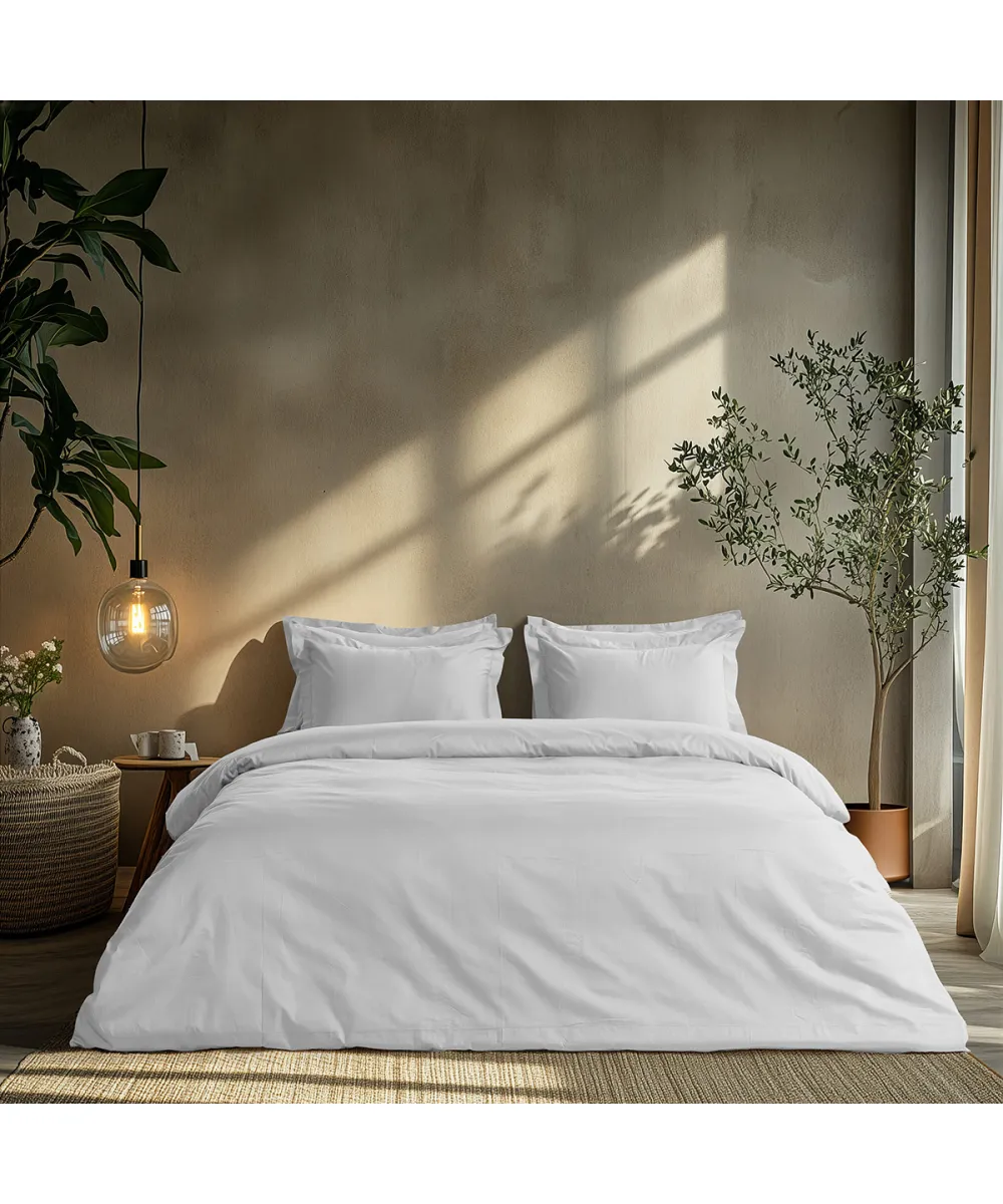 Beauty Home Σετ παπλωματοθήκη μονή Art 1700 Harmony 170x250 Λευκό