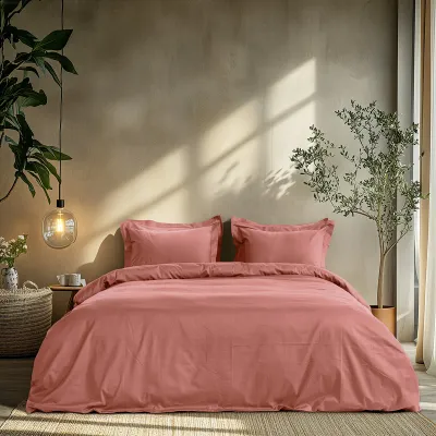 Beauty Home Σετ σεντόνια μονά Art 1700 Harmony 170x270 Σάπιο μήλο      