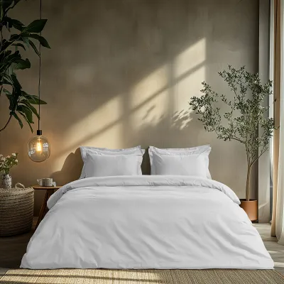 Beauty Home Σετ σεντόνια μονά Art 1700 Harmony 170x270 Λευκό      
