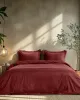 Beauty Home Σετ σεντόνια μονά με λάστιχο Art 1700 Harmony 110x200 30 Μπορντό      
