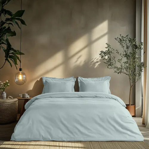 Beauty Home Σετ σεντόνια υπέρδιπλα Art 1700 Harmony 240x270 Σιελ      