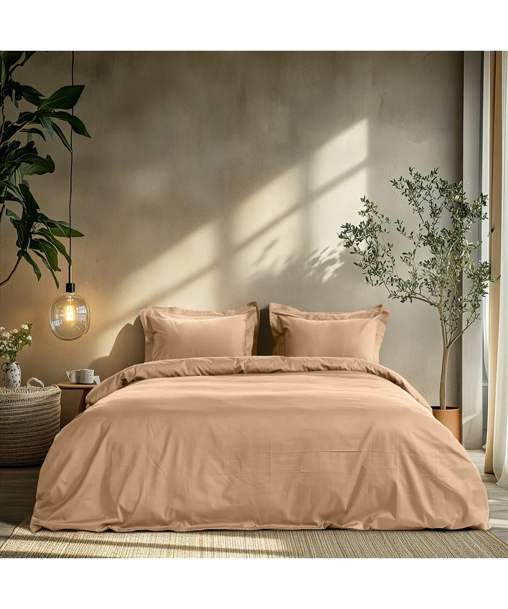 Beauty Home Σετ σεντόνια υπέρδιπλα Art 1700 Harmony 240x270 Άμμου      