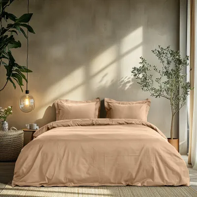 Beauty Home Σετ σεντόνια υπέρδιπλα Art 1700 Harmony 240x270 Άμμου      