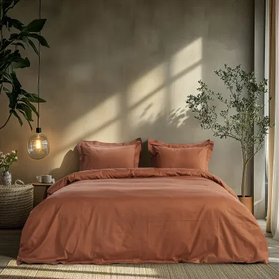 Beauty Home Σετ σεντόνια υπέρδιπλα Art 1700 Harmony 240x270 Μόκα      