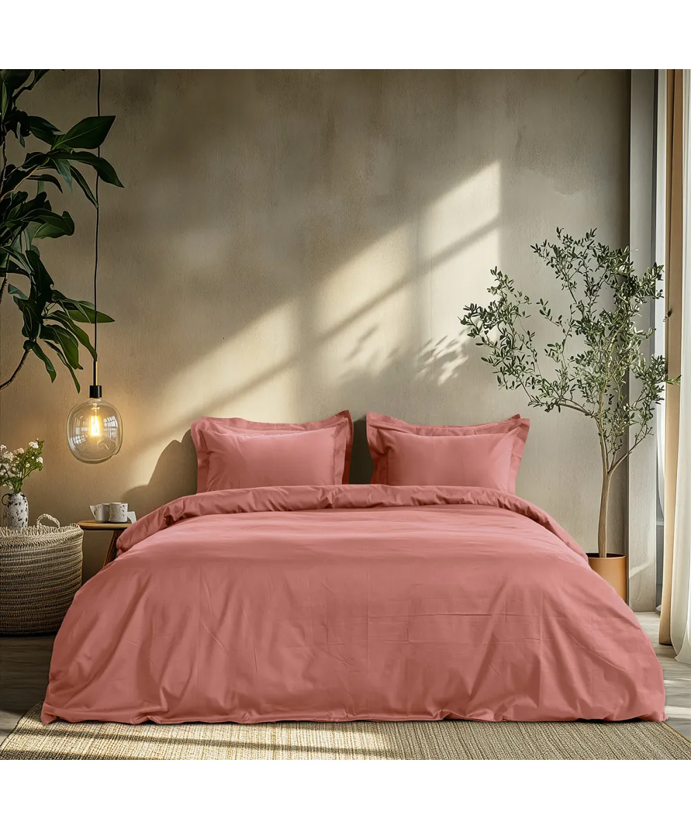 Beauty Home Σετ σεντόνια υπέρδιπλα με λάστιχο Art 1700 Harmony 170x200 30 Σάπιο μήλο      