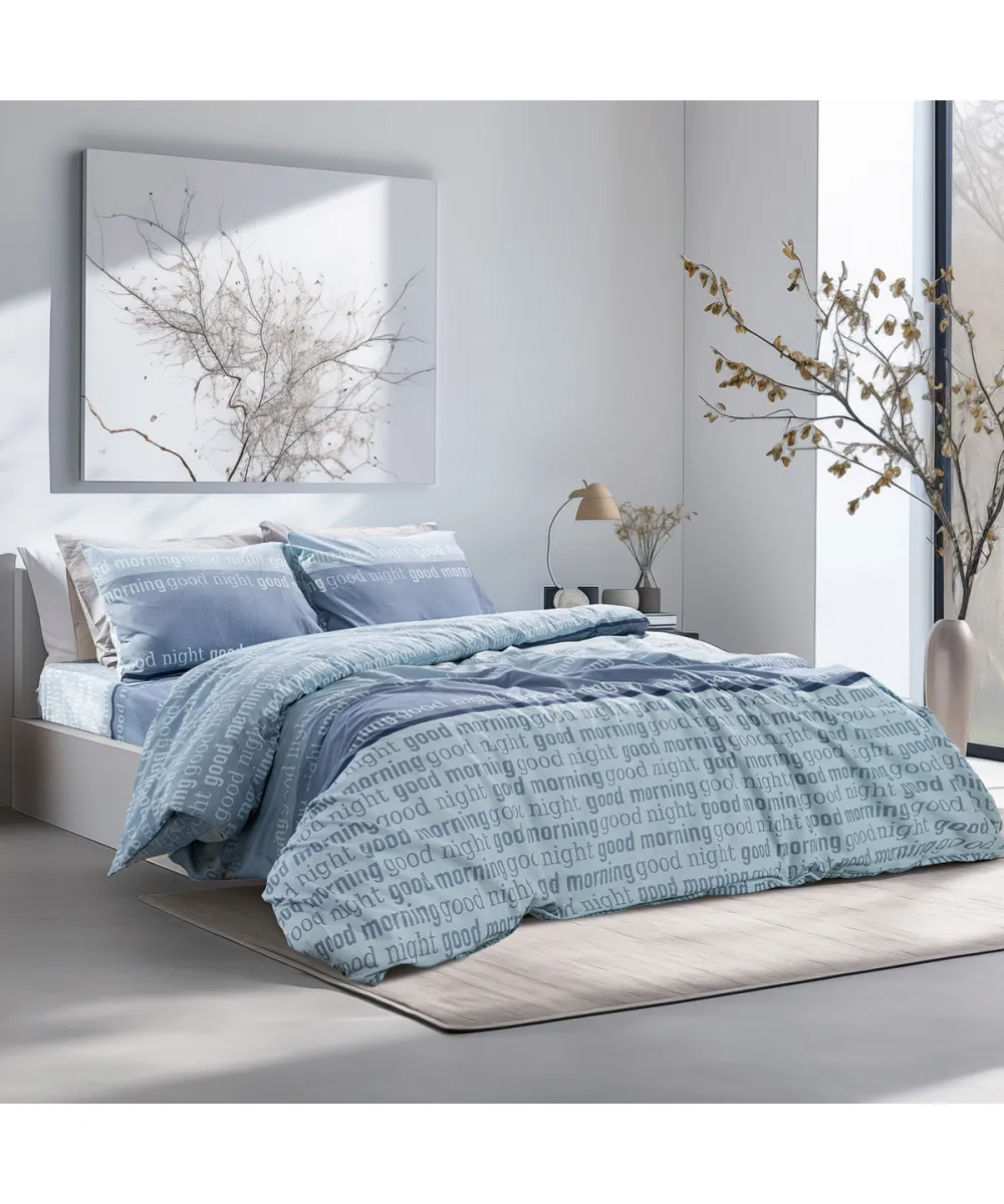 Beauty Home Σετ παπλωματοθήκη μονή Glory Art 12366 170x250 Βεραμάν,Μπλε