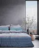 Beauty Home Σετ κουβερλί υπέρδιπλο Glory Art 12373 220x240 Γκρι,Μπλε      