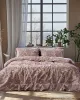 Beauty Home Σετ σεντόνια υπέρδιπλα με λάστιχο Glory Art 12380 170x200 32 Μόκα      