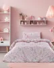 Beauty Home Σετ σεντόνια μονά με λάστιχο Candy Art 6328 110x200 32 Ροζ      
