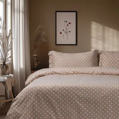 Beauty Home Σετ σεντόνια υπέρδιπλα Art 10101 Fancy 240x260 Μπεζ      