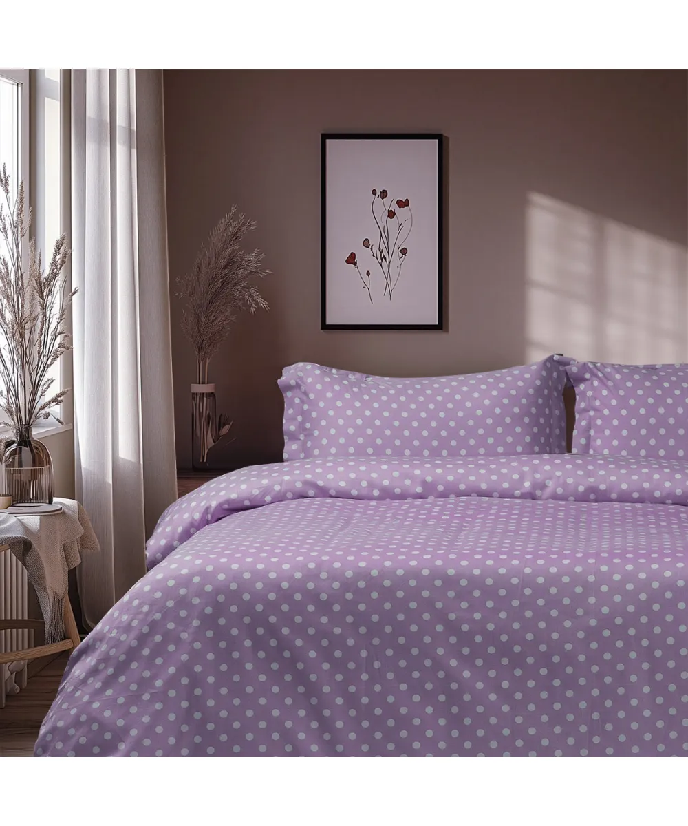 Beauty Home Σετ σεντόνια υπέρδιπλα Art 10101 Fancy 240x260 Λιλά      