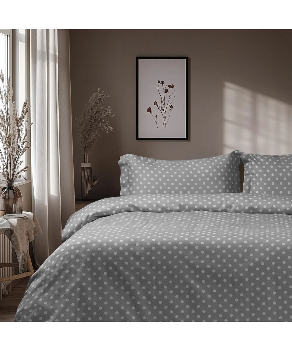 Beauty Home Σετ σεντόνια υπέρδιπλα Art 10101 Fancy 240x260 Γκρι      