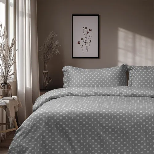 Beauty Home Σετ παπλωματοθήκη μονή Art 10101 Fancy 170×250 Γκρι      