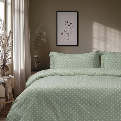Beauty Home Σετ πάπλωμα μονό Art 10101 Fancy 160x230 Μέντα      