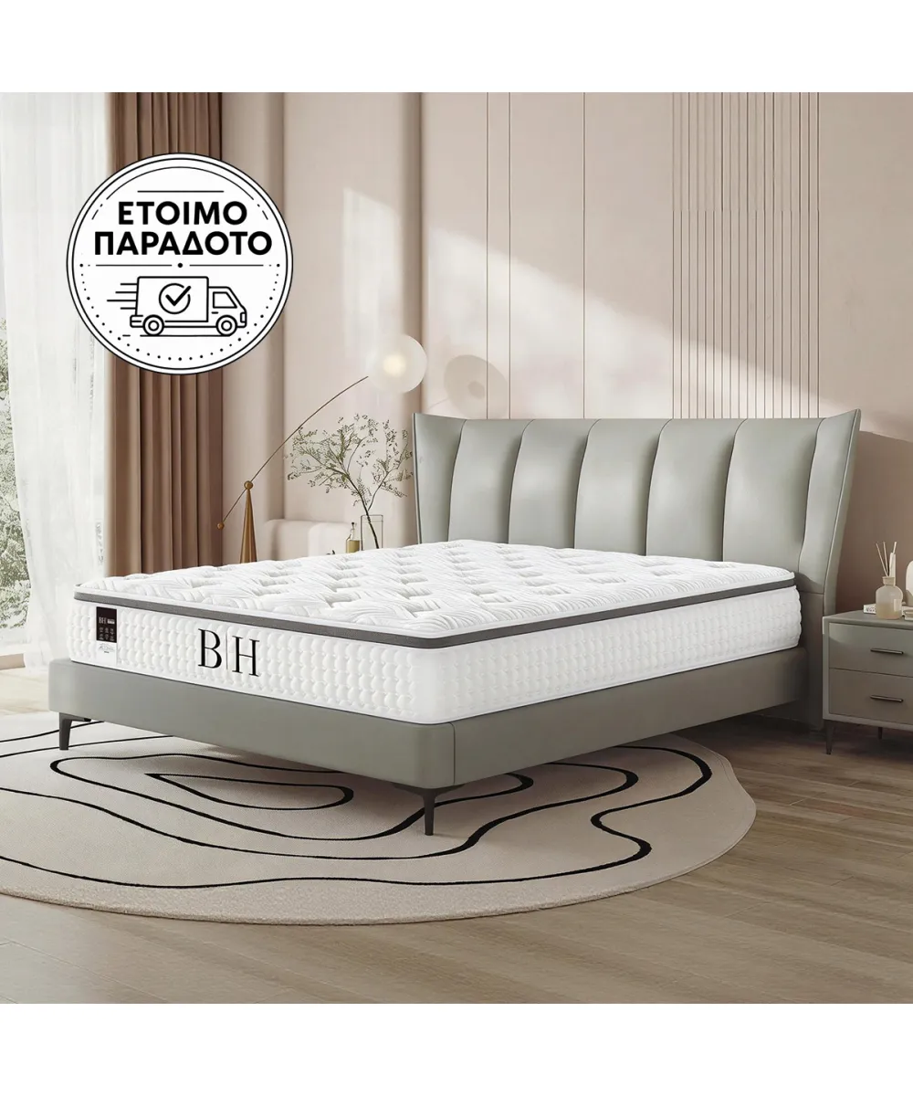 Beauty Home Στρώμα Luxe Υπέρδιπλο 160x200x36 Λευκό      