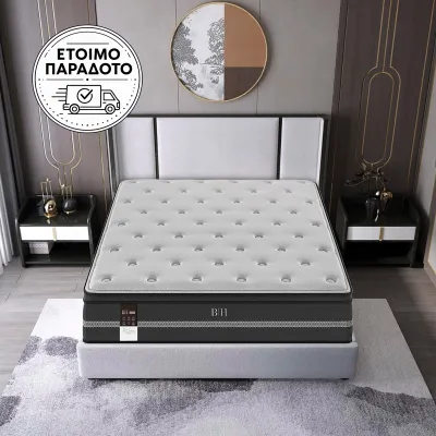 Beauty Home Στρώμα Pedic Μονό 90x200x32,5 Γκρι,Ανθρακί      