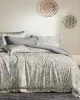 Beauty Home Σετ σεντόνια υπέρδιπλα με λάστιχο Memories Art 12677 165x200 30 Μπεζ,Γκρι      