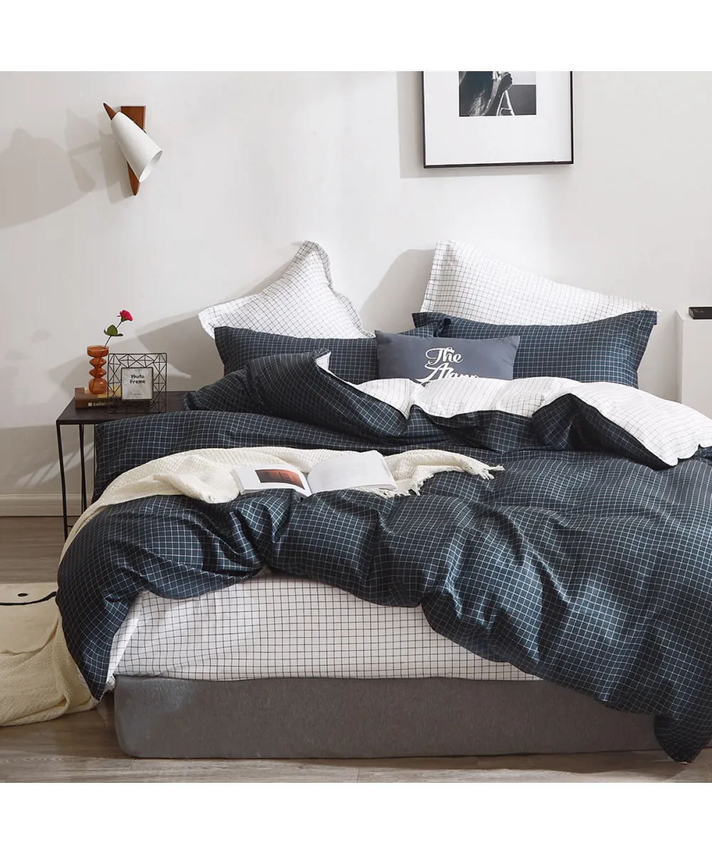 Beauty Home Σετ παπλωματοθήκη υπέρδιπλη Memories Art 12697 230x250 Ανθρακί      