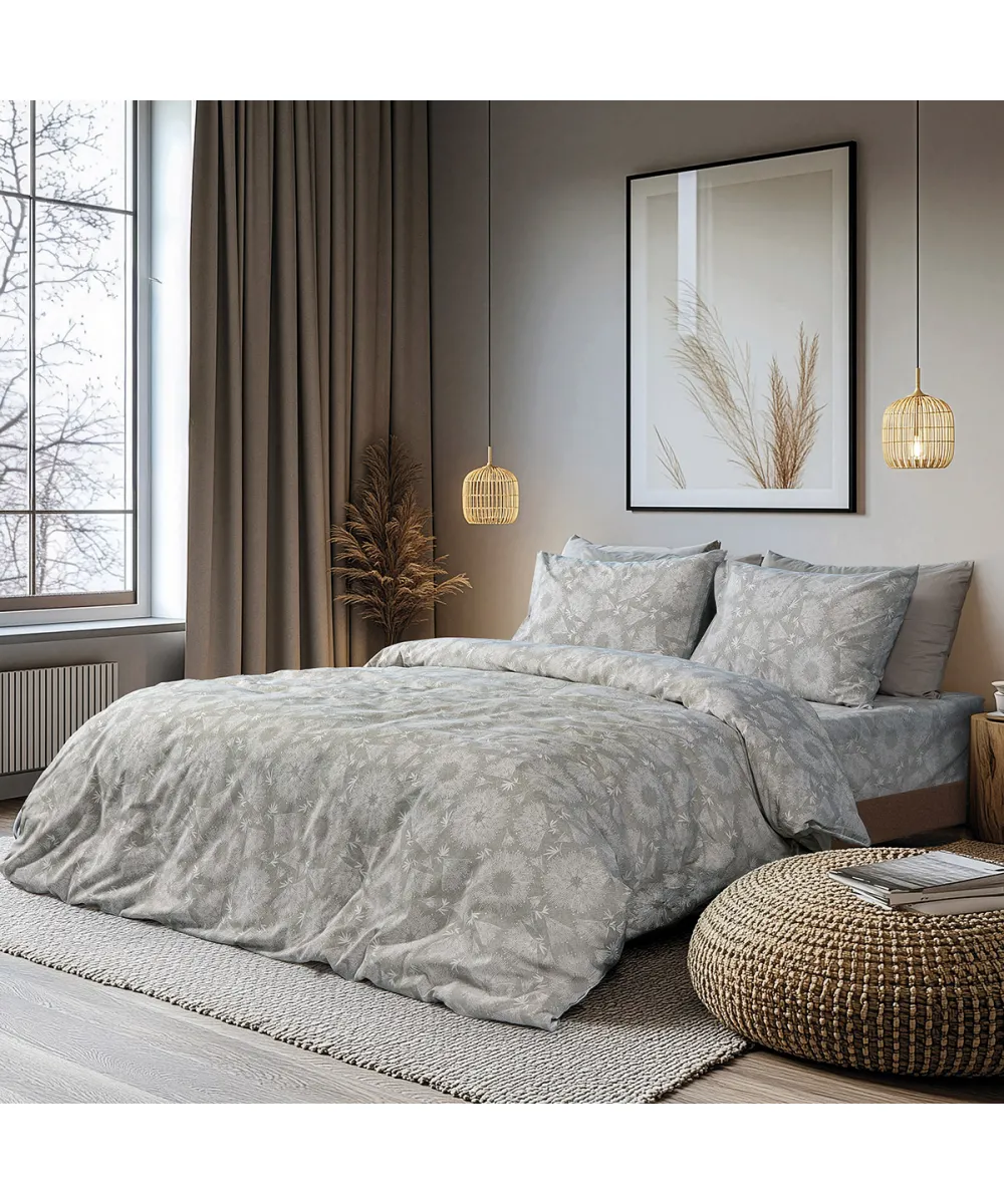 Beauty Home Ζεύγος μαξιλαροθήκες Moments Art 12567 51x73 Λαδί,Γκρι      