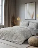 Beauty Home Σετ σεντόνια υπέρδιπλα με λάστιχο Moments Art 12567 165x200 30 Λαδί,Γκρι      