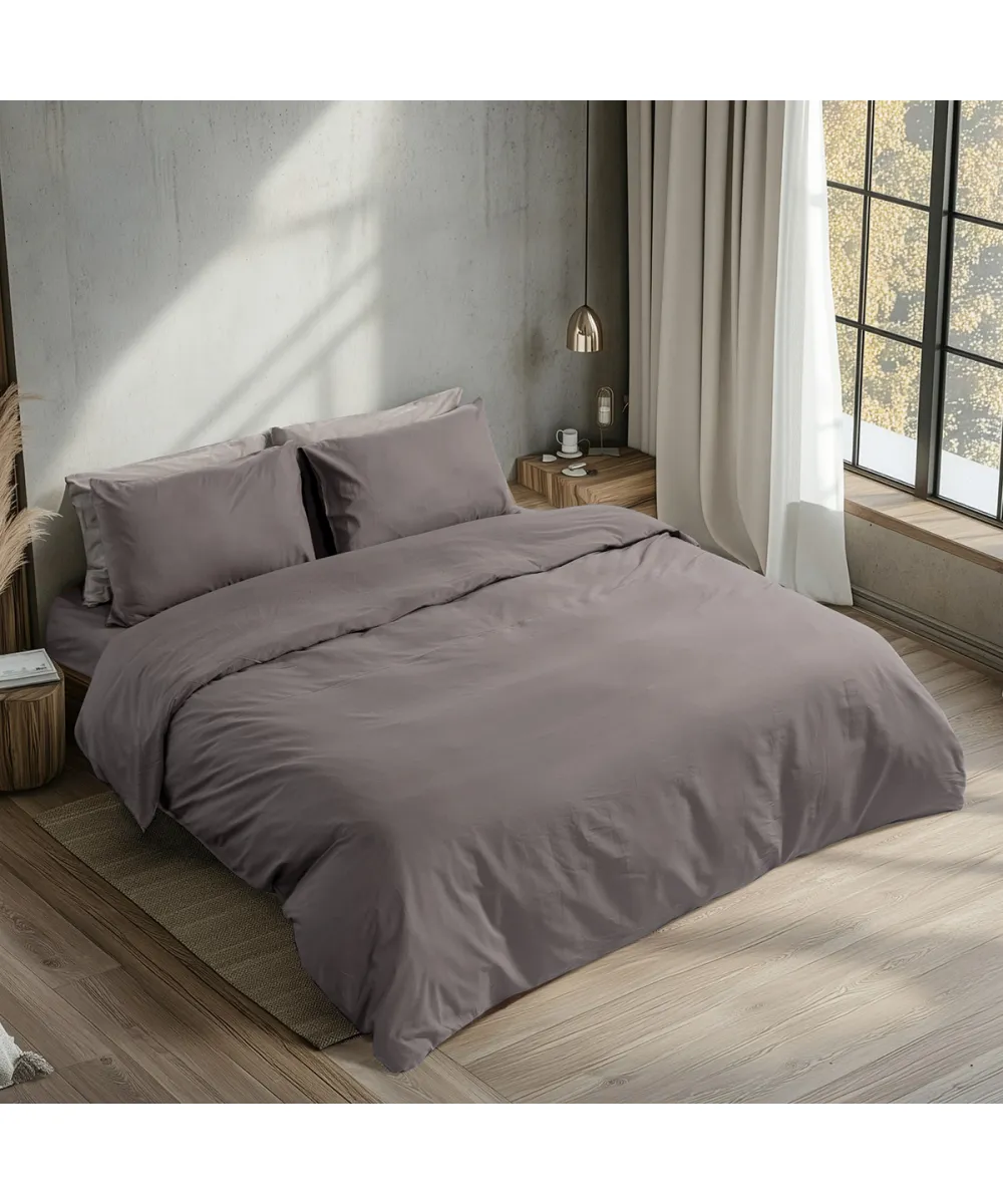 Beauty Home Σεντόνι μονό με λάστιχο Prime Art 1230 105x200 35 Ανθρακί      