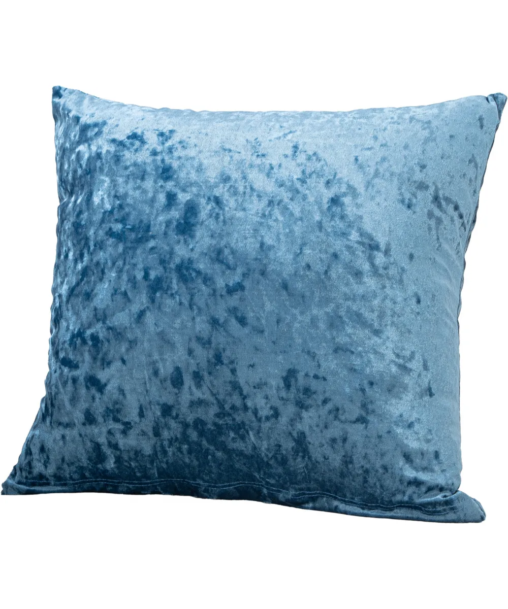 Beauty Home Μαξιλαροθήκη 45 x 45 cm Βελούδο Πετρόλ Frozen      